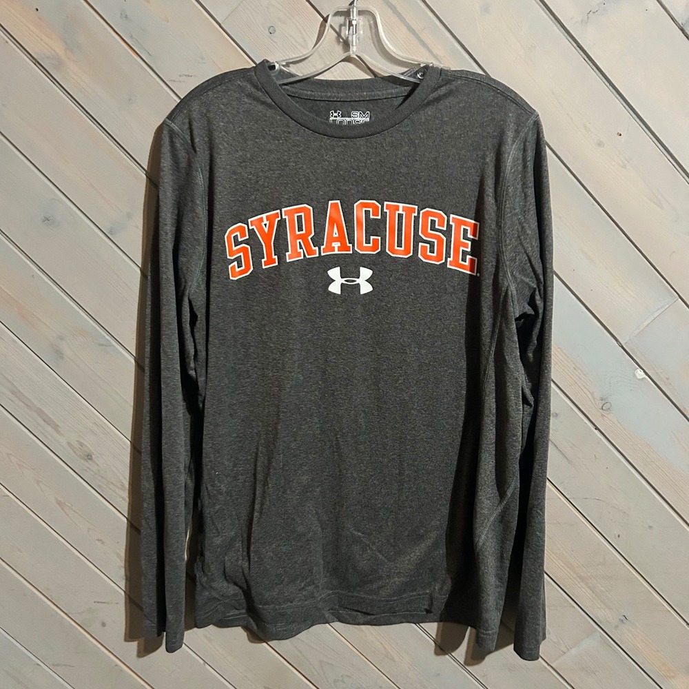 Under Armour Syracuse Orange Long Sleeve HeatGear Loose Fit Shirt SM